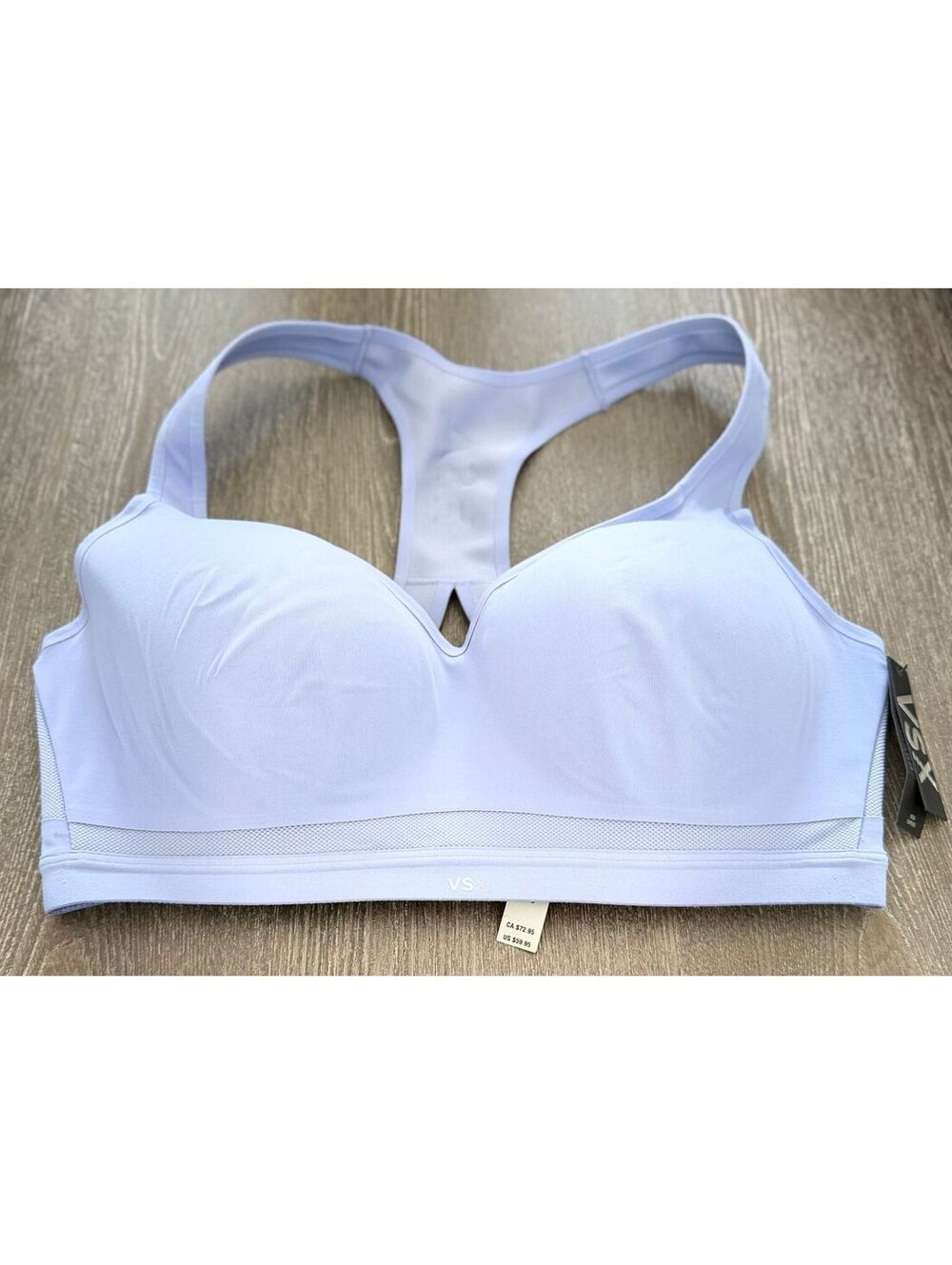 Victoria's Secret VSX Blue Energy Incredible Max Sports Bra Size 36DD